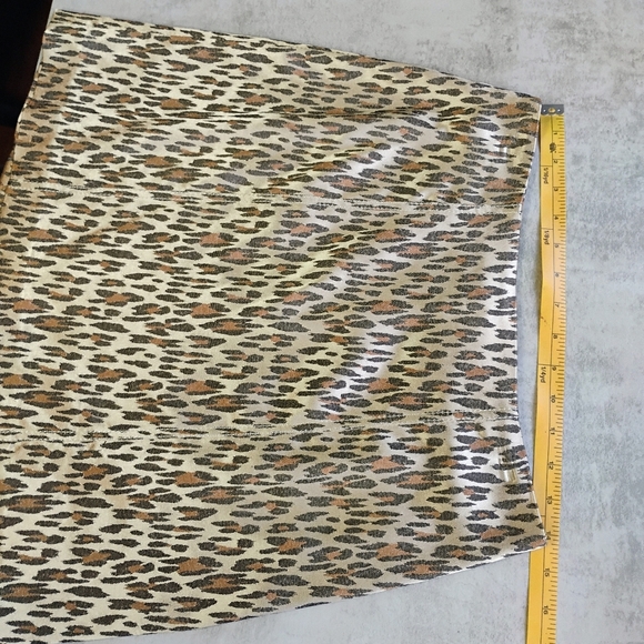 Alberto Makali X Cache Y2K Leopard Print Mini Skirt Streetwear 90s Edgy Size 8 - Picture 8 of 9